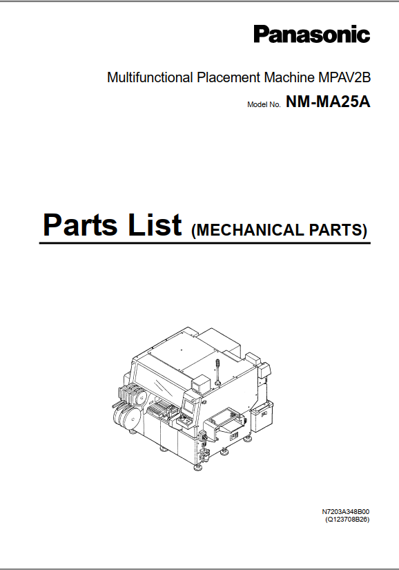MPAV2B Parts list(Mechanical20090625).pdf