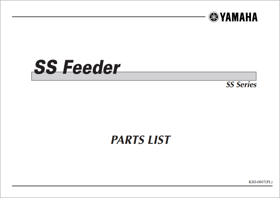 YAMAHA SS Feeder parst list.pdf