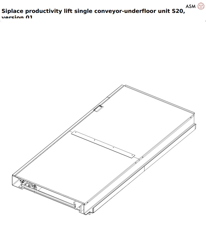 Siplace productivity lift single conveyor-underfloor unit S20, version 01_20211118_071924.pdf