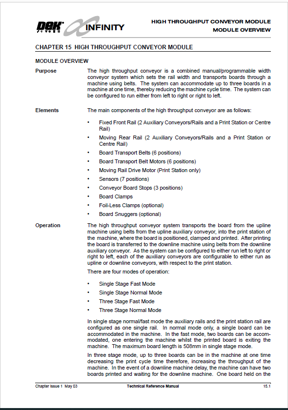 Infinity High Throughput Conveyor Module.pdf