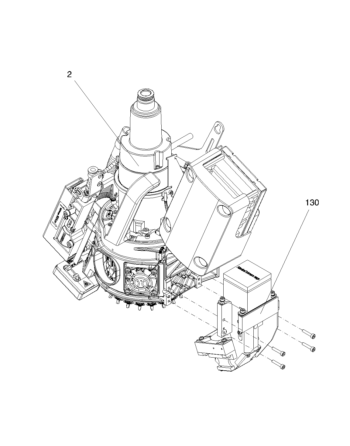 不带摄像头的放置头CP20P